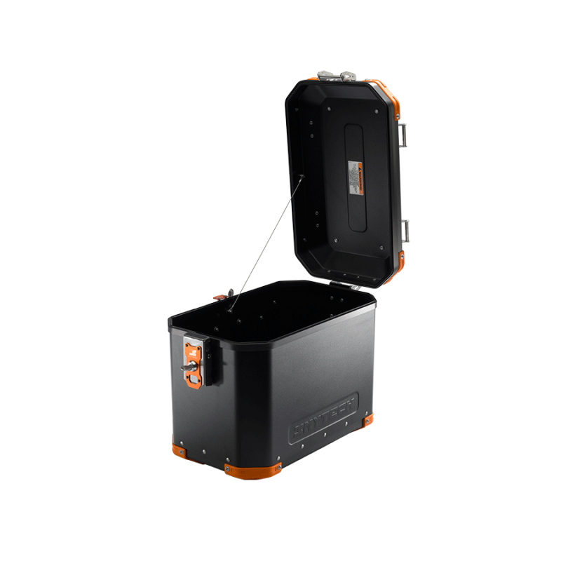 Straight pannier Model-x 48 LT orange corners - Image 3